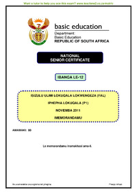 IsiZulu FAL P1 Nov 2011 Memo.pdf